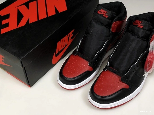 Rep MAX Retro OG 1 555088-001 Jordan Banned High Air 0811